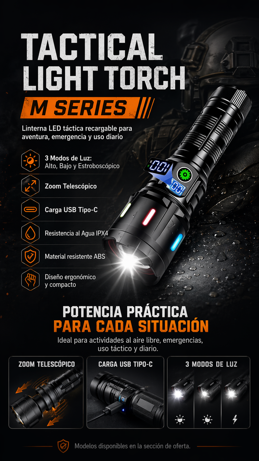 TACTICAL LIGHT TORCH M SERIES