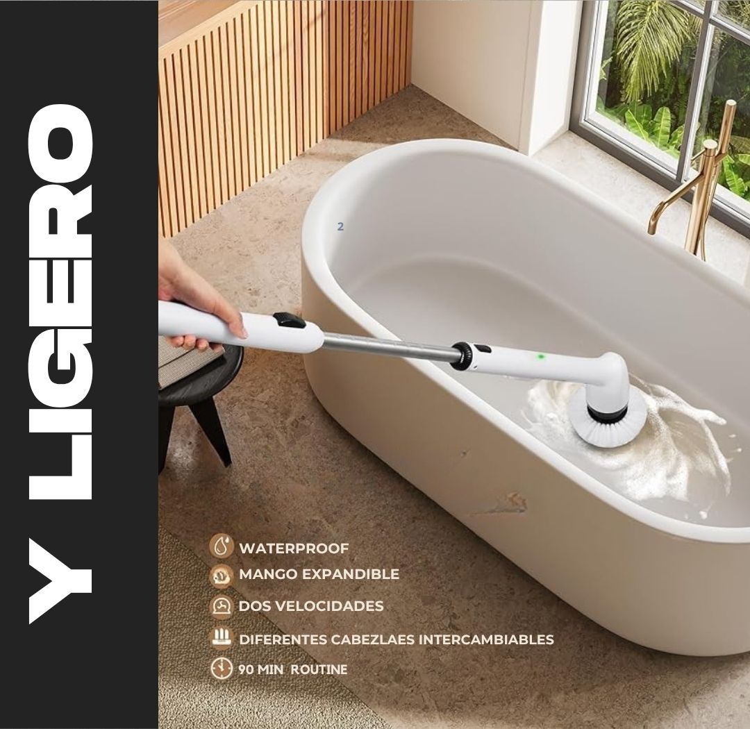 Cepillo Limpiador Electrico 9 en 1