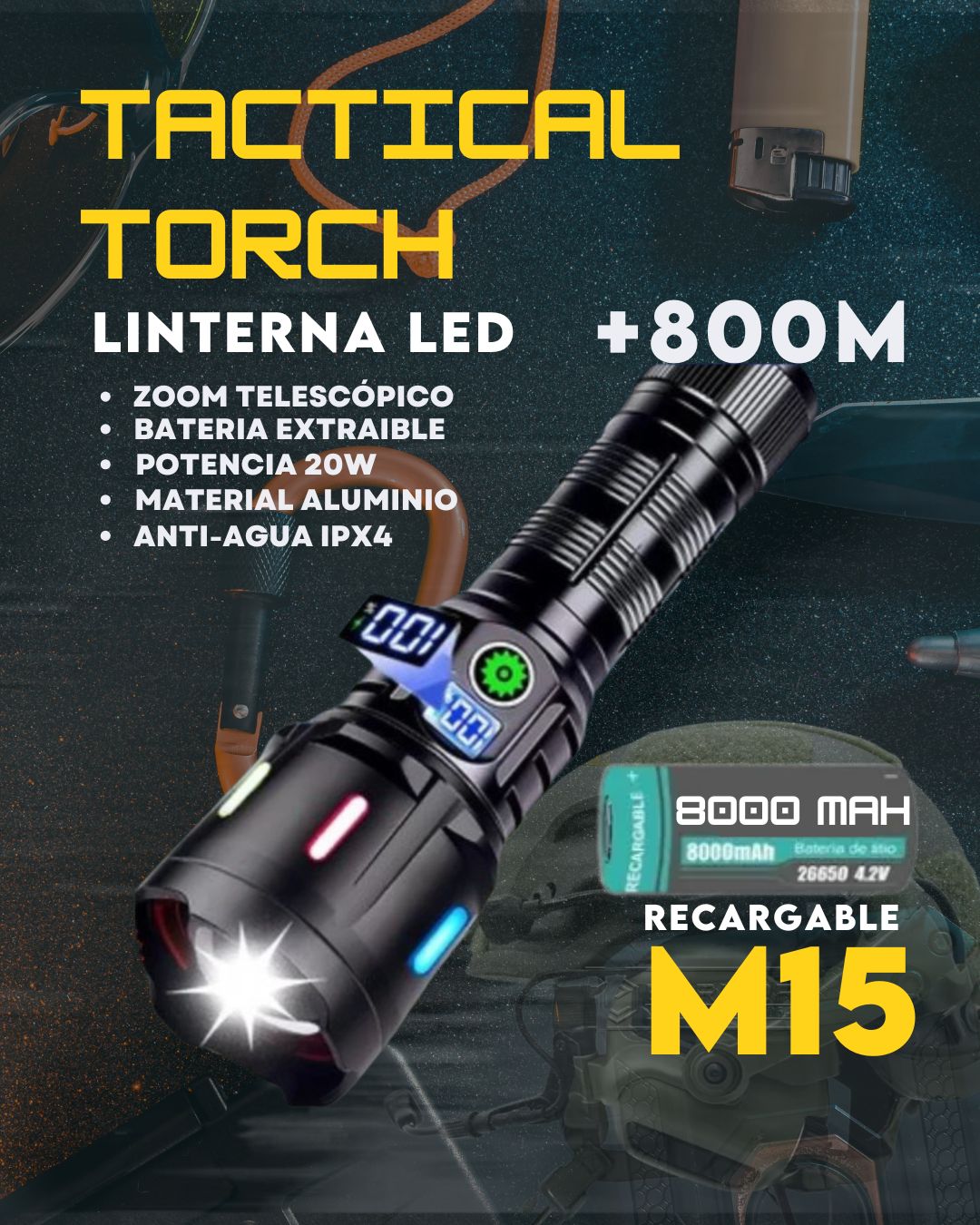 TACTICAL LIGHT TORCH ®