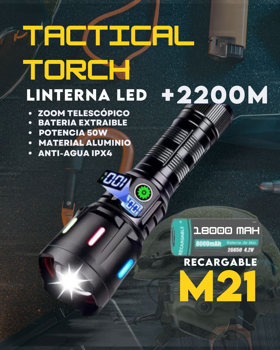 TACTICAL LIGHT TORCH ®